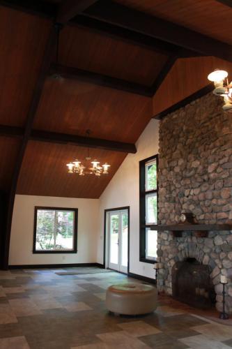 Fireplace in Channing Hall